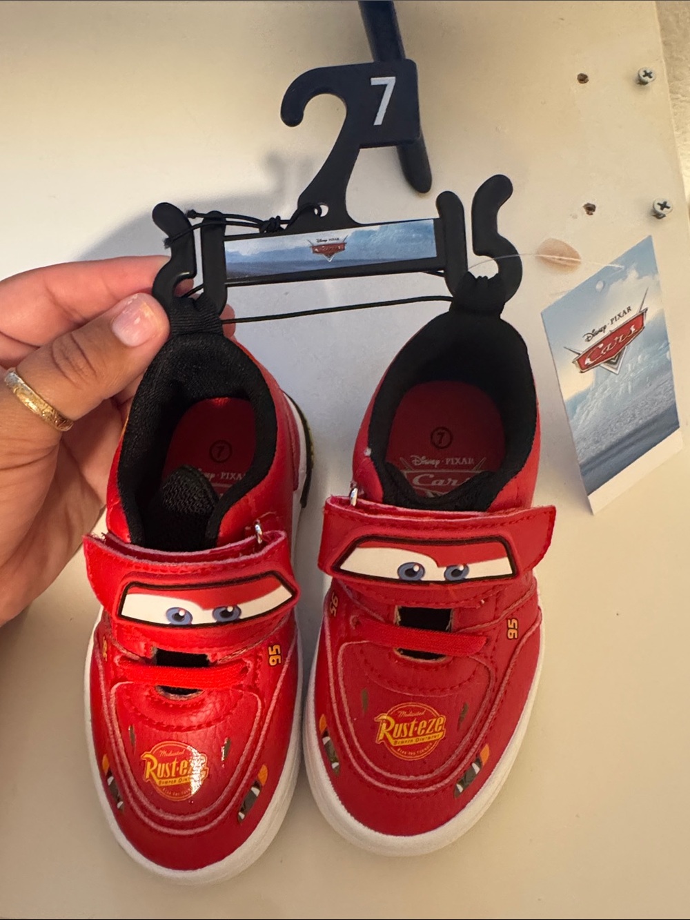 Lightning McQueen Red Kids Sneakers by Disney Pixar